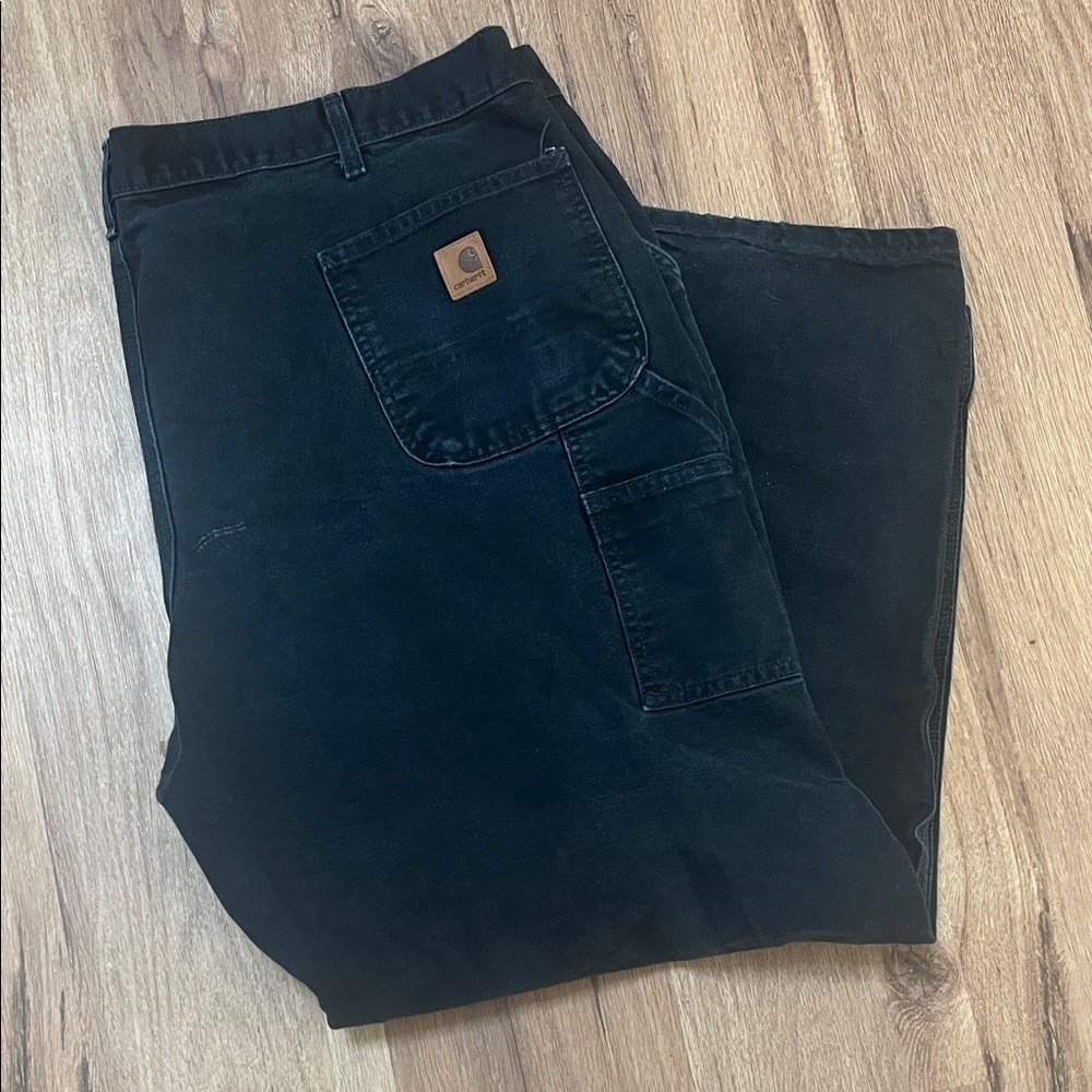 Men’s black Carhartt jeans, size 46” x 29”